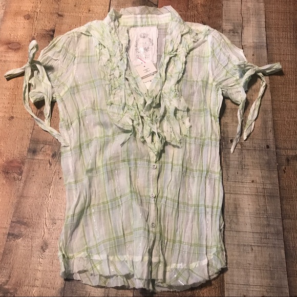 Colorado Boutique- Colorado Co-Op Crushed Blouse - Picture 2 of 6